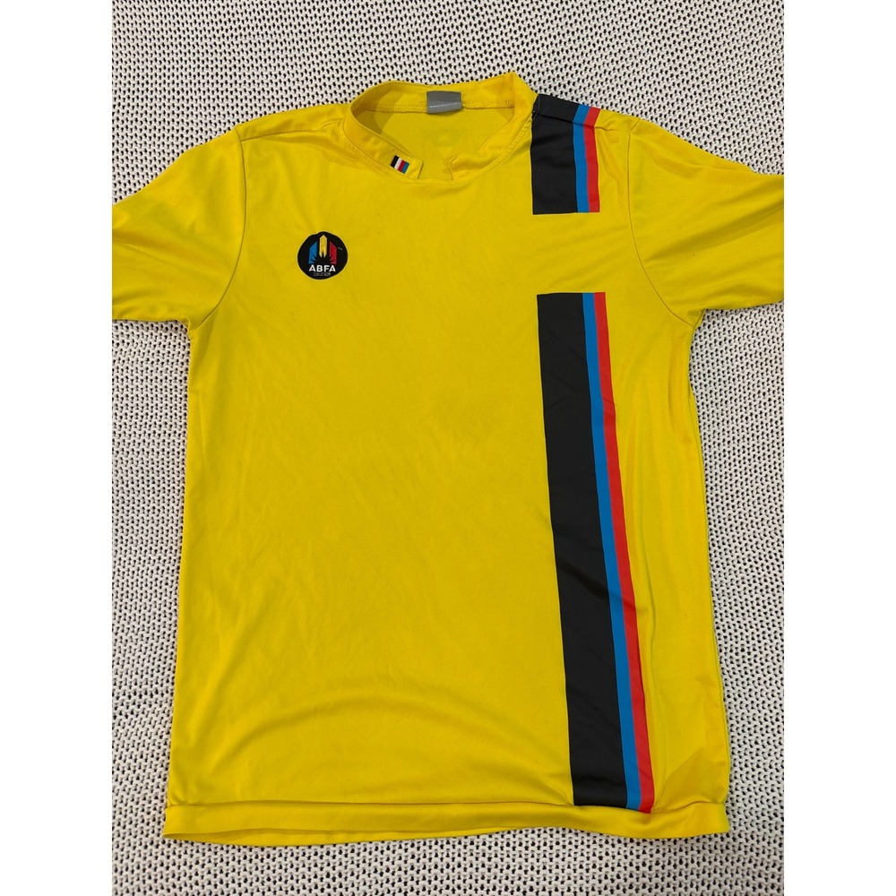 Peak Antigua and Barbuda ABFA Soccer Jersey Yellow Mens Large National Team